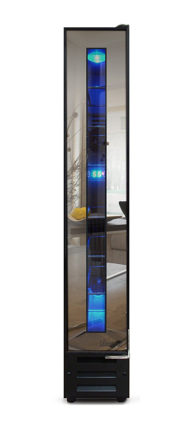 Vinotemp Vt-7bmsl-fe 7-bottle Mirrored Wine Cooler