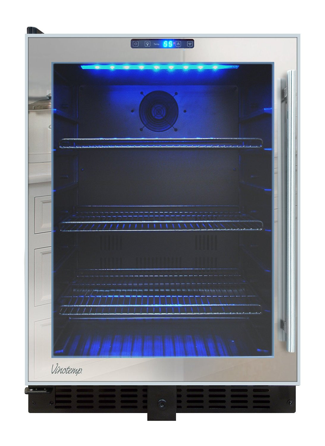 Vinotemp Vt-bc54tssm-l Vt-54 Mirrored Touch Screen Beverage Cooler