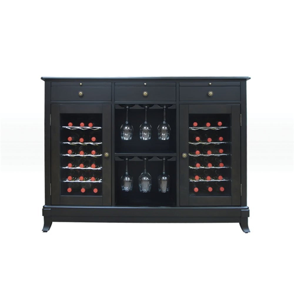 Vinotemp Vt-cava2e Cava 36-bottle Dual-zone Thermoelectric Wine Credenza (espresso Finish)