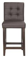 Boraam 82324 24" Lyon Parson Counterstool, Set Of 2, Brown