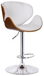 Boraam 99531 Osa Adjustable Swivel Stool, White