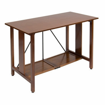 Studio Designs 50250 Madera Folding Desk (wood Top) Walnut / Black