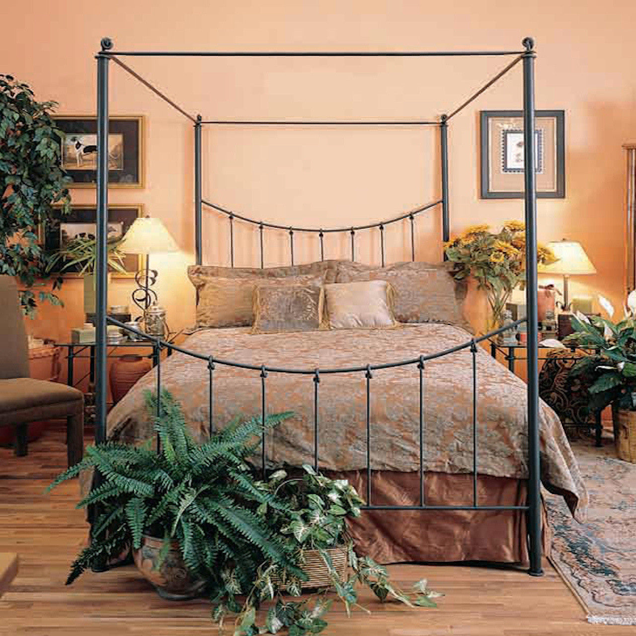 Stone County Ironworks 900-775 Knot Canopy California King Bed