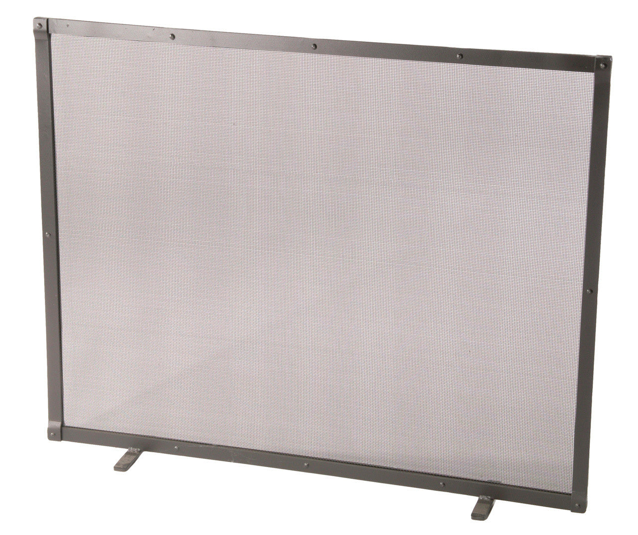 Stone County Ironworks 901-890 Full Faced Single Panel Fire Screen With Feet