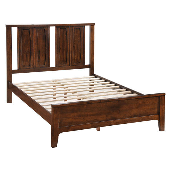 Zuo 800301 Portland Queen Bed Walnut