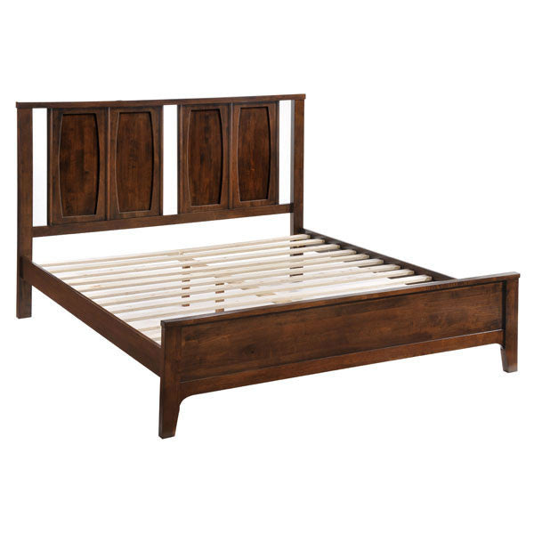 Zuo 800311 Portland King Bed Walnut