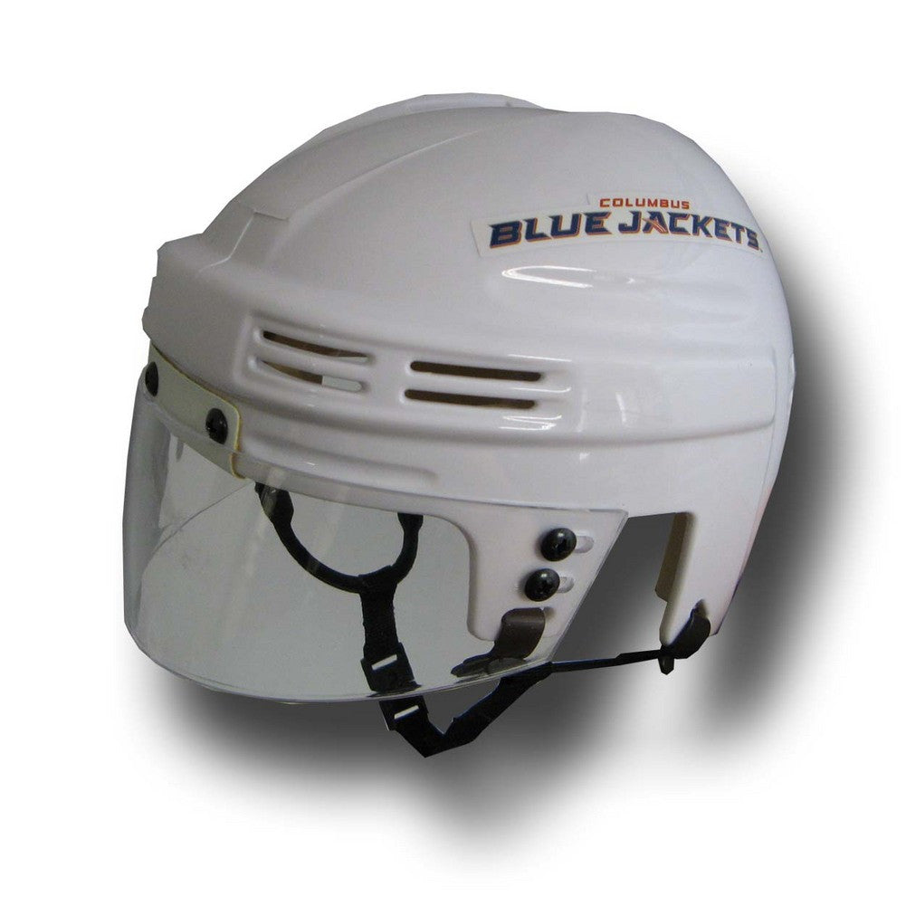Official Nhl Licensed Mini Player Helmets - Columbus Blue Jackets (white)