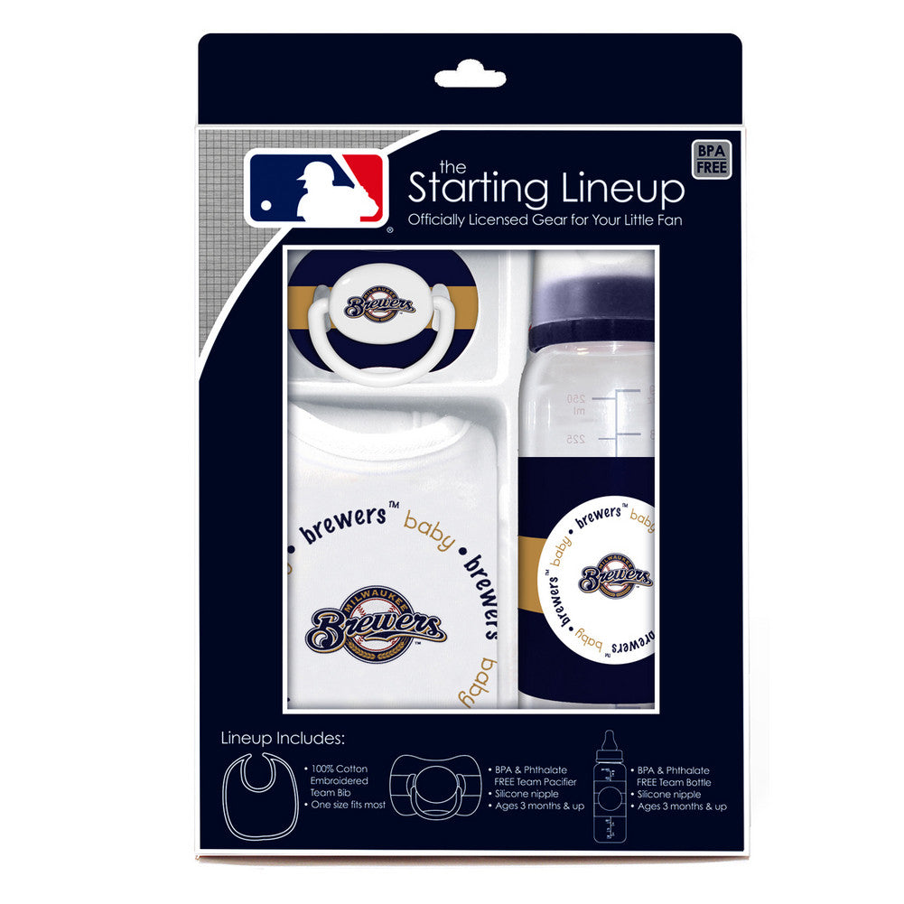 Baby Fanatic Gift Set - Milwaukee Brewers