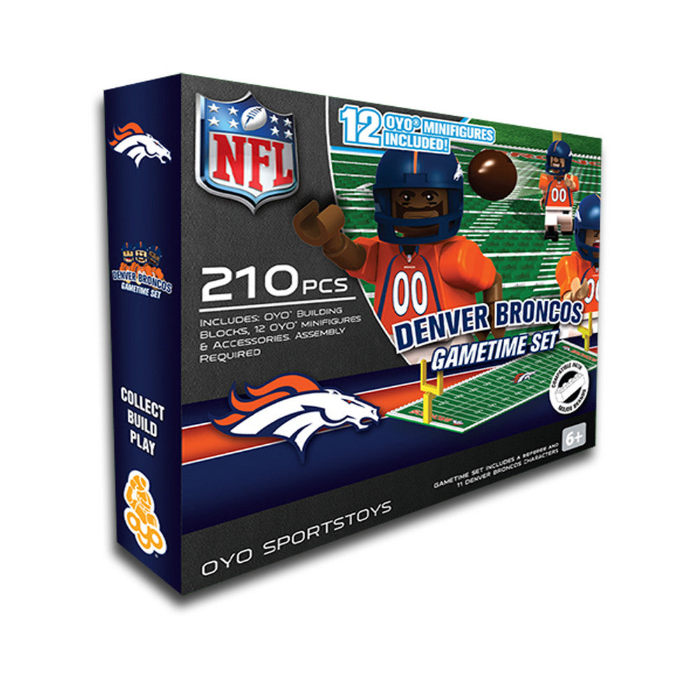 Denver Broncos Game Time Set