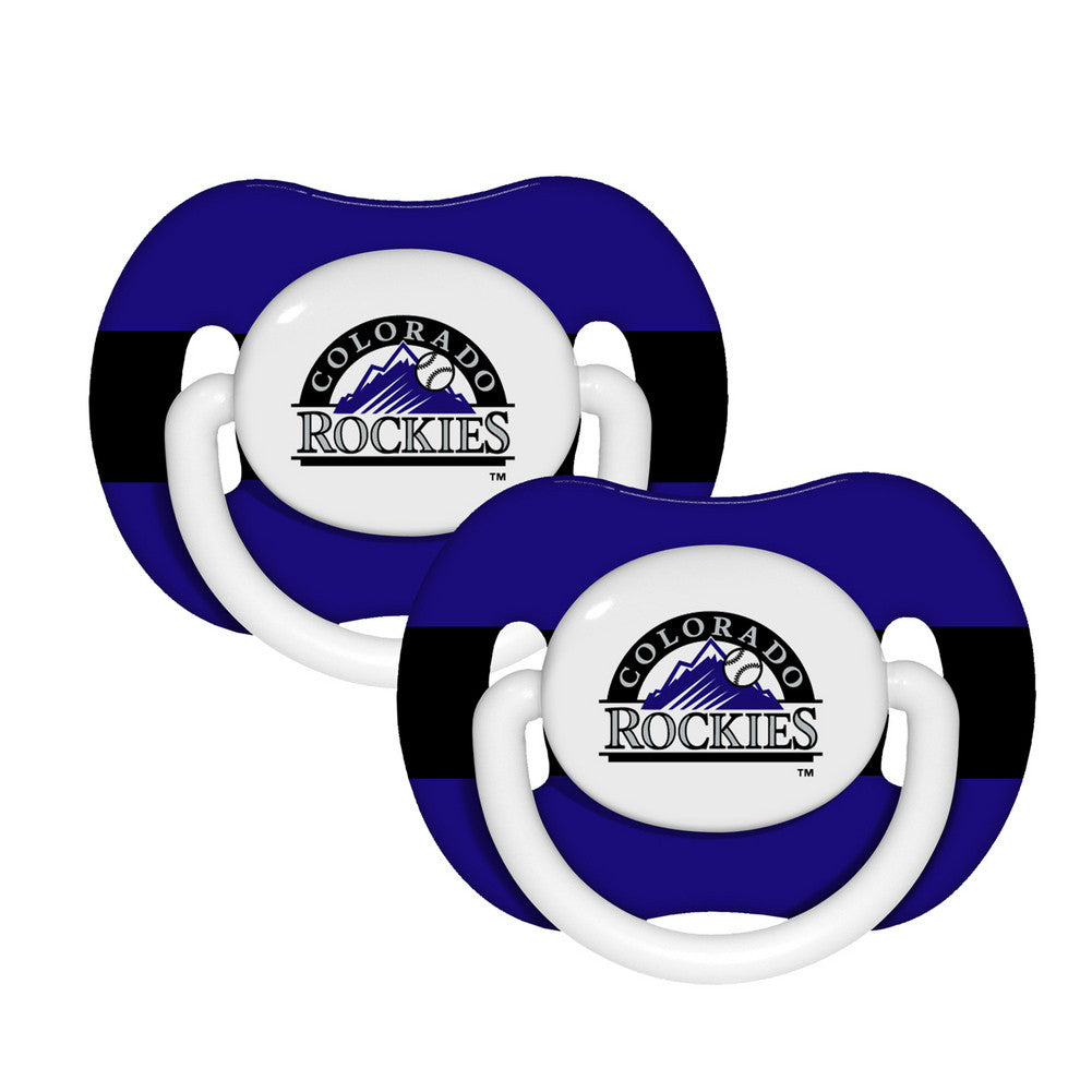 2-pack Pacifiers - Colorado Rockies