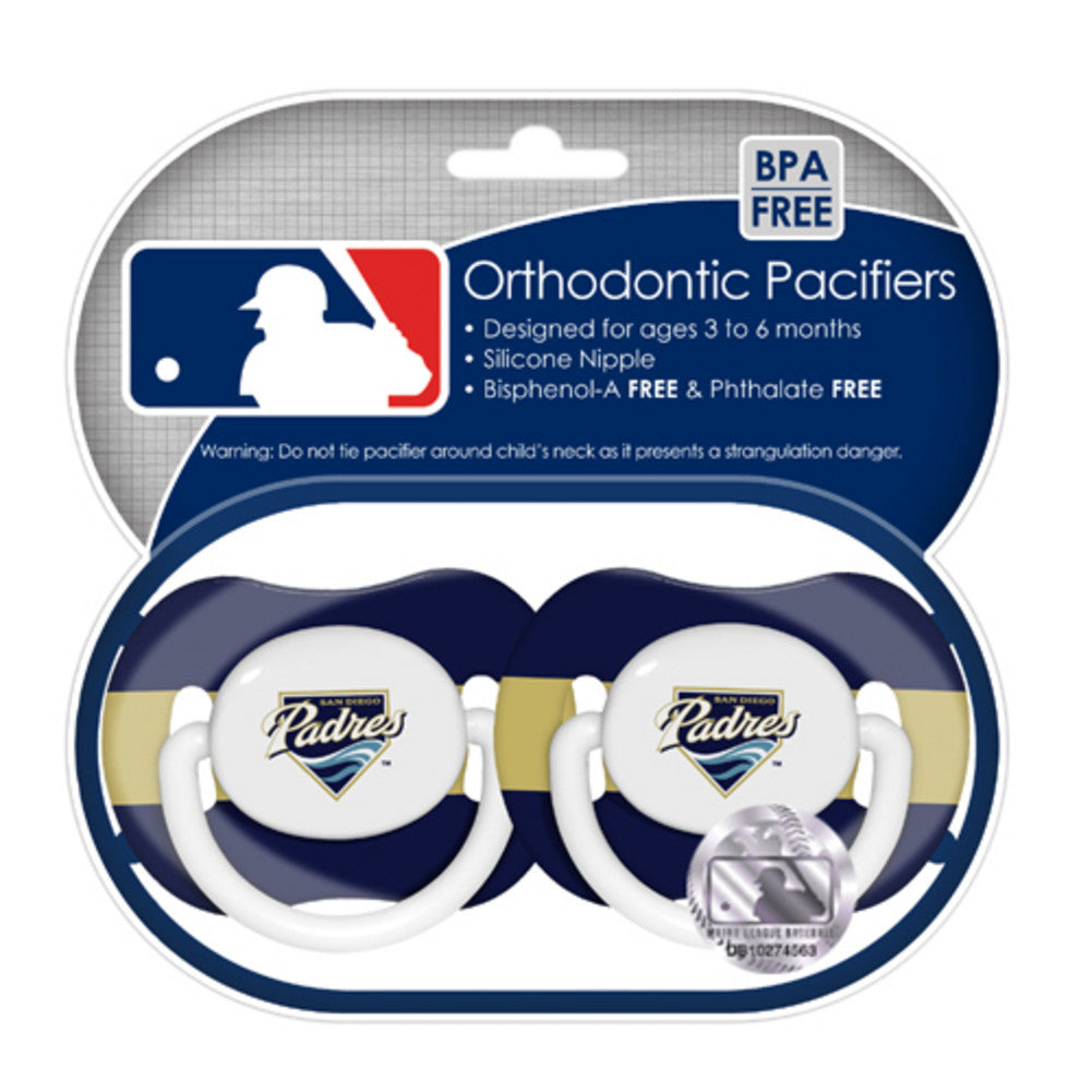 2-pack Pacifiers - San Diego Padres