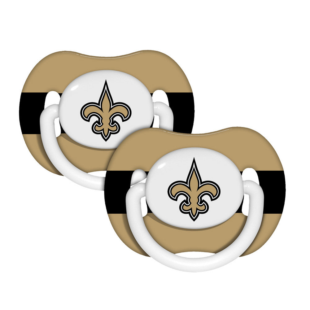 2-pack Pacifiers - New Orleans Saints