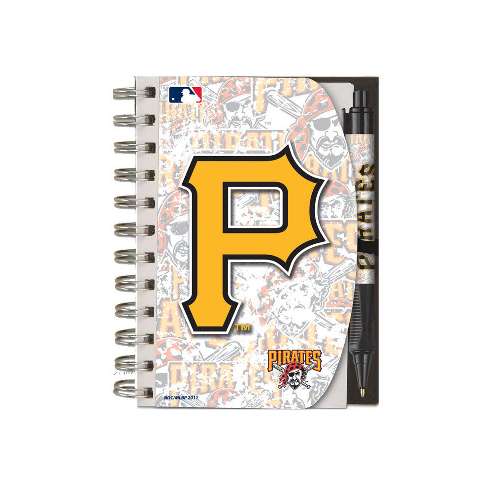 Deluxe Hardcover 4x6 Notebook & Pen Set (grip) - Pittsburgh Pirates