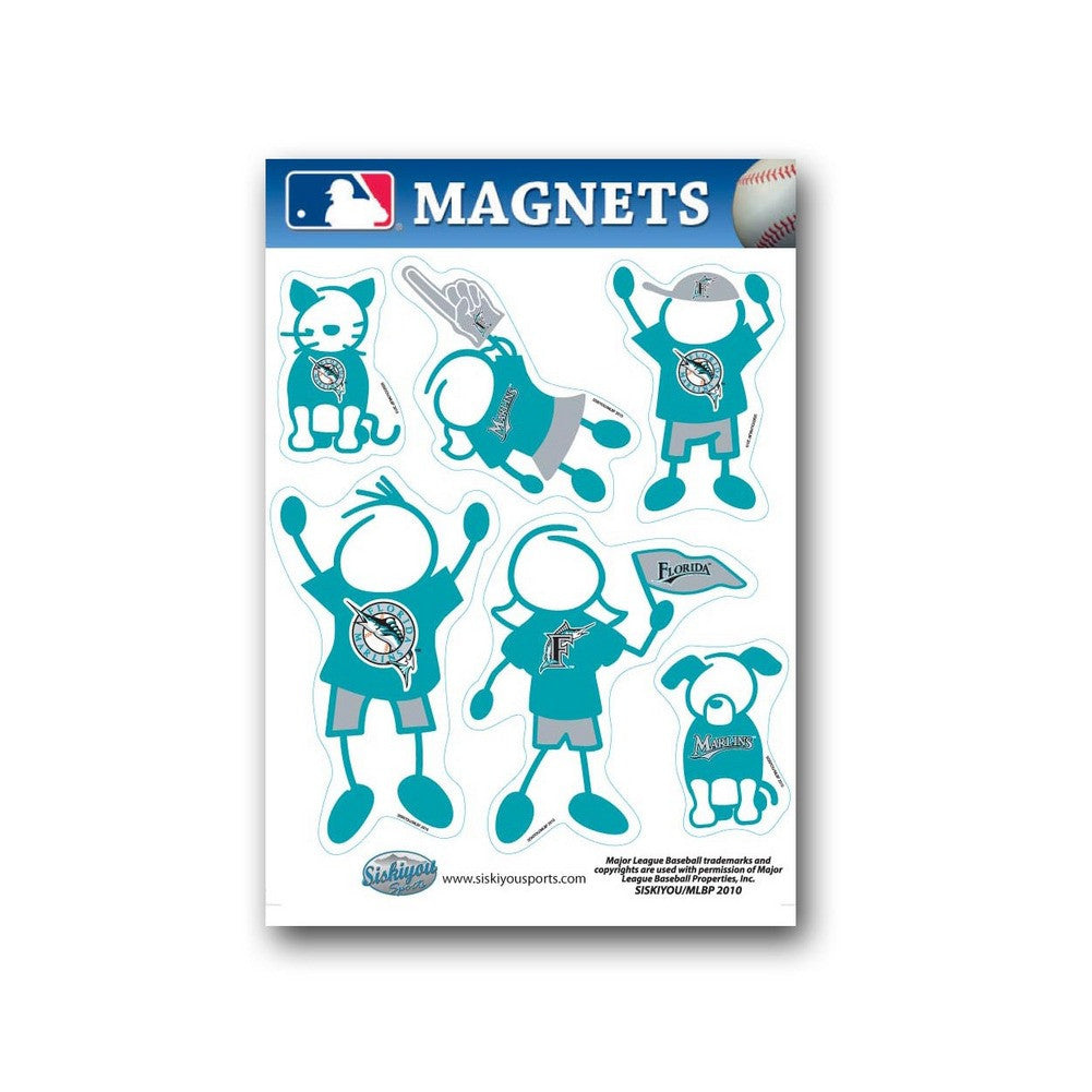 Family Magnets - Florida Marlins