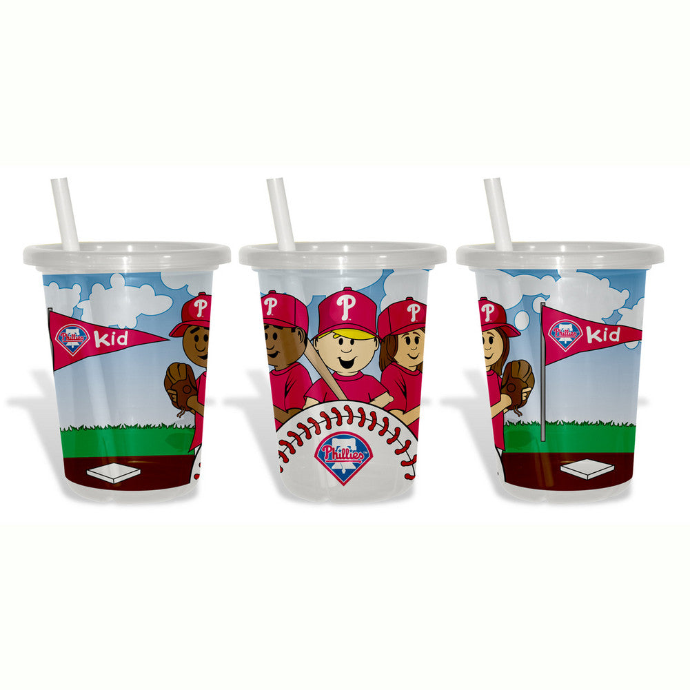 Baby Fanatic Sip N Go 3 Pack Of Cups - Philadelphia Phillies