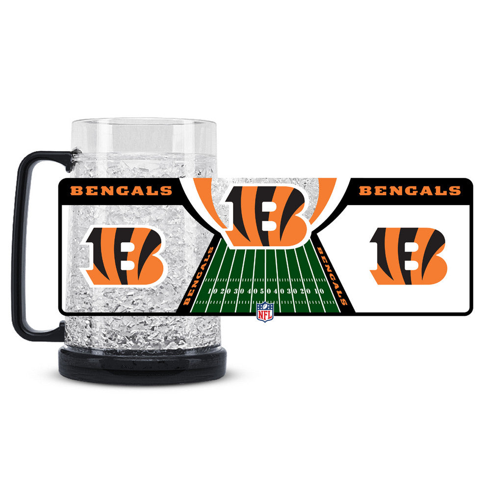 16oz Crystal Freezer Mug Nfl - Cincinnati Bengals