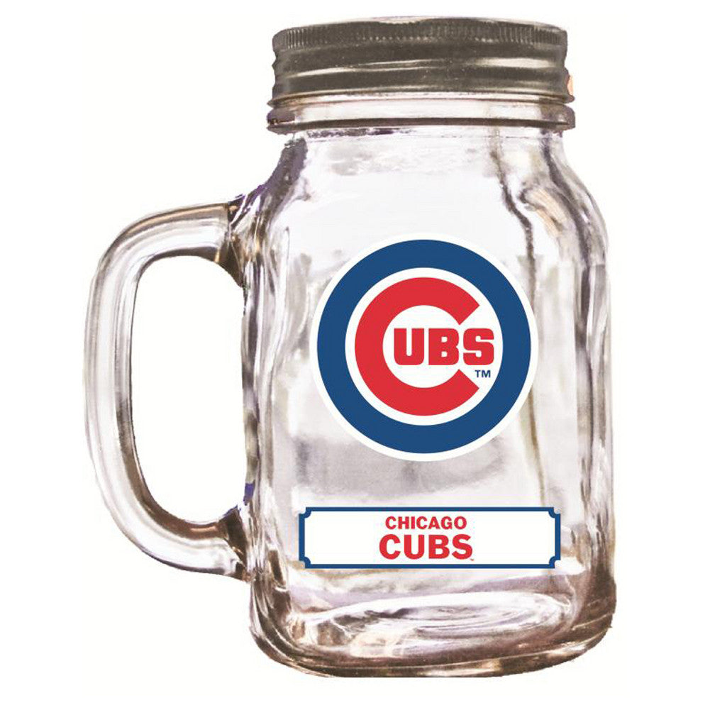 Duckhouse 16 Ounce Mason Jar - Chicago Cubs