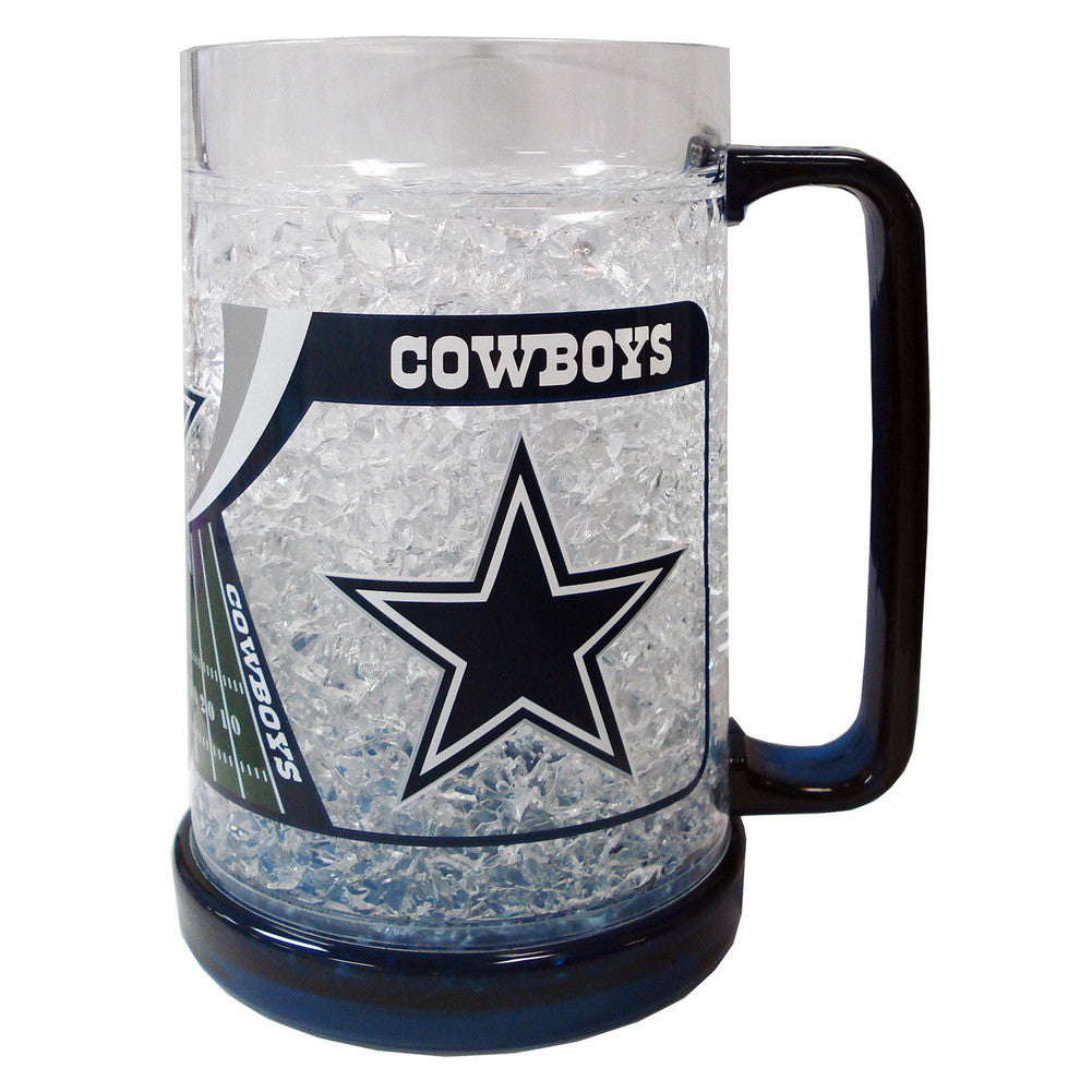 16oz Crystal Freezer Mug Nfl - Dallas Cowboys