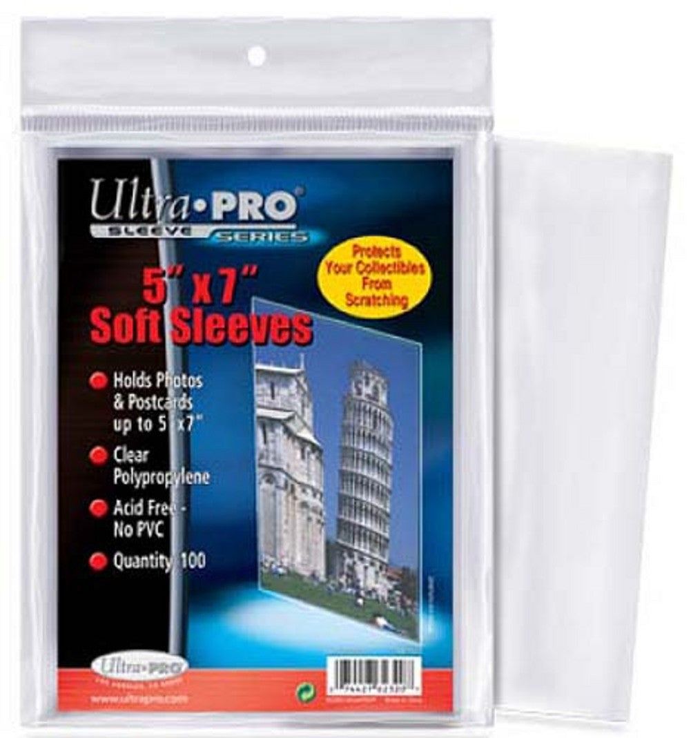 Ultra Pro 5" X 7" Protective Sleeve (100 Sleeves)