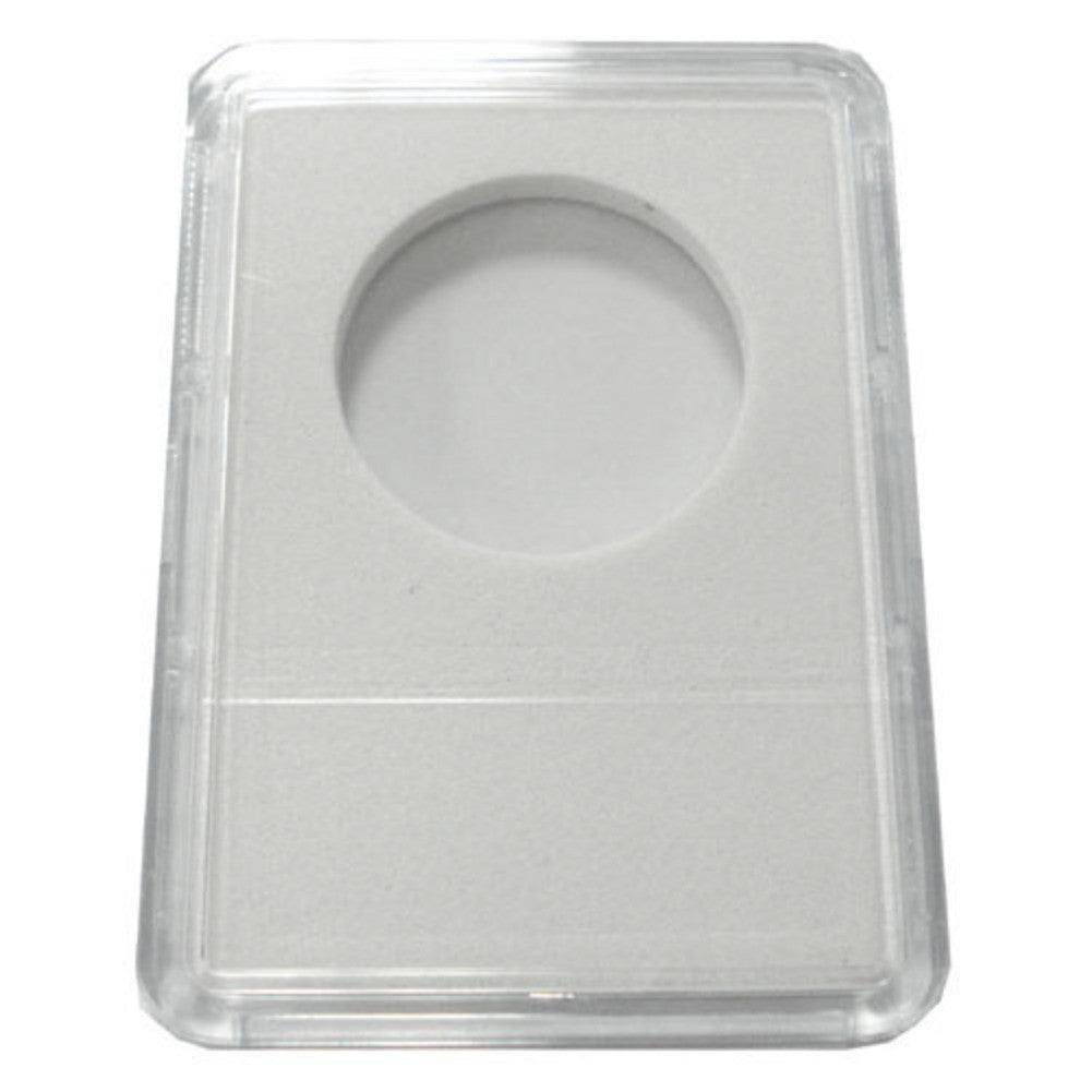 Slab Coin Holders With White Labels - Half Dollar (25 Holders)