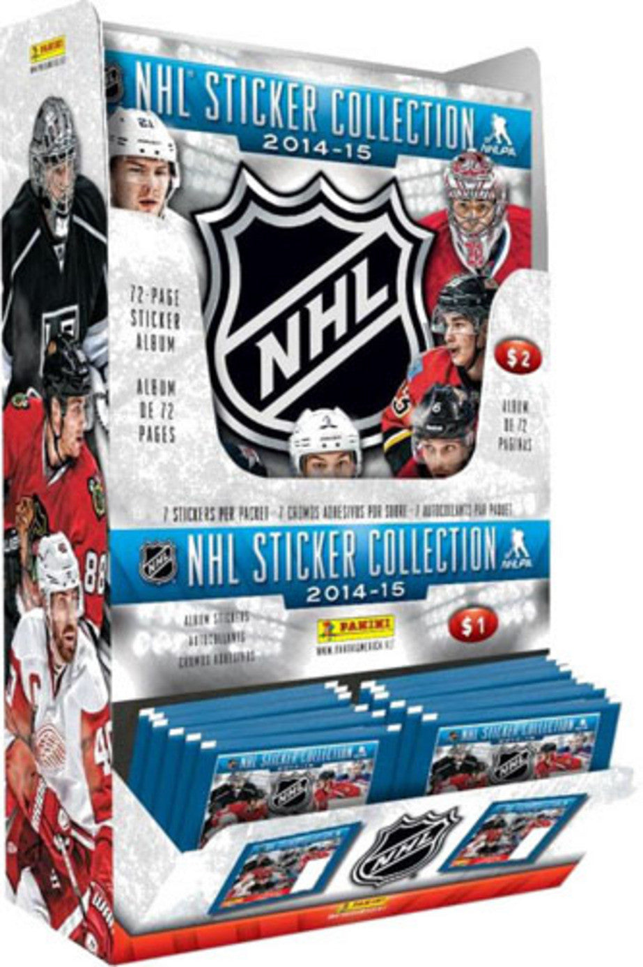 2014 Panini Nhl Sticker And Album Combo Display