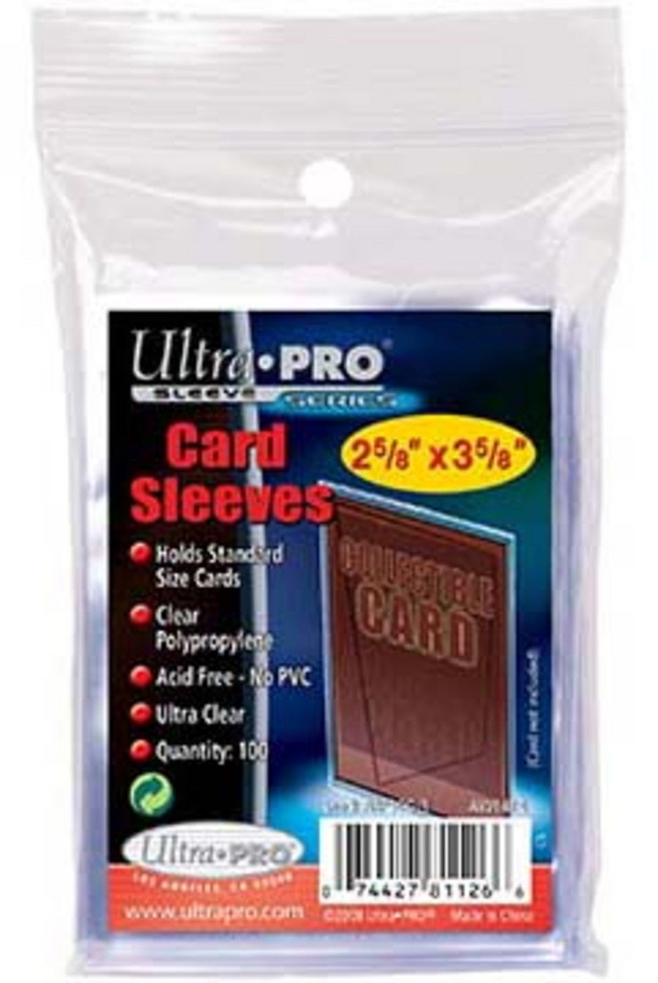 Ultra Pro Soft Sleeve (case Of 100 Packs)