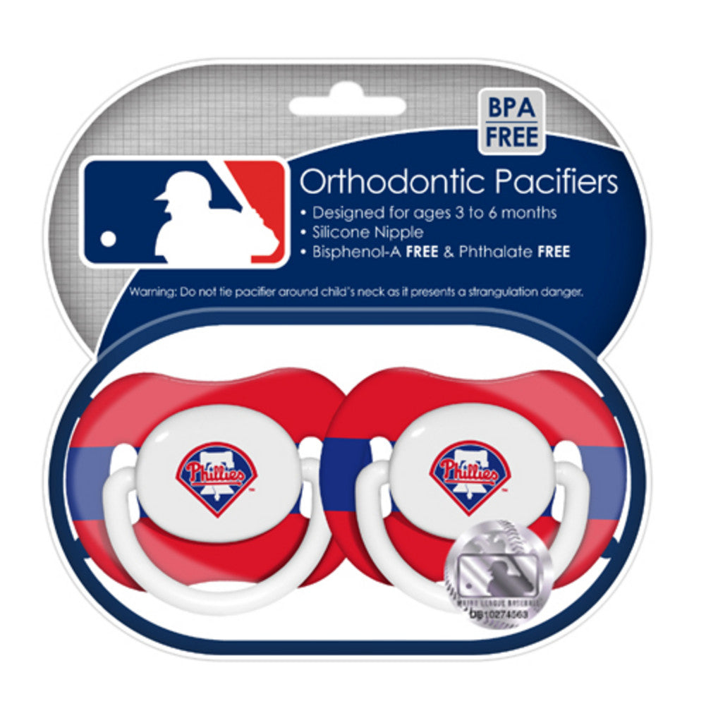 2-pack Pacifiers - Philadelphia Phillies