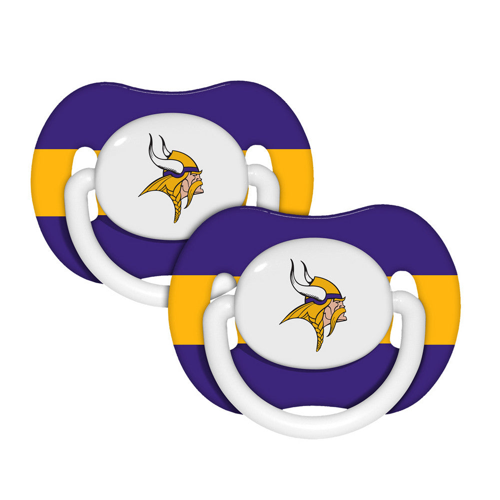 Baby Fanatic 2-pack Pacifiers - Minnesota Vikings