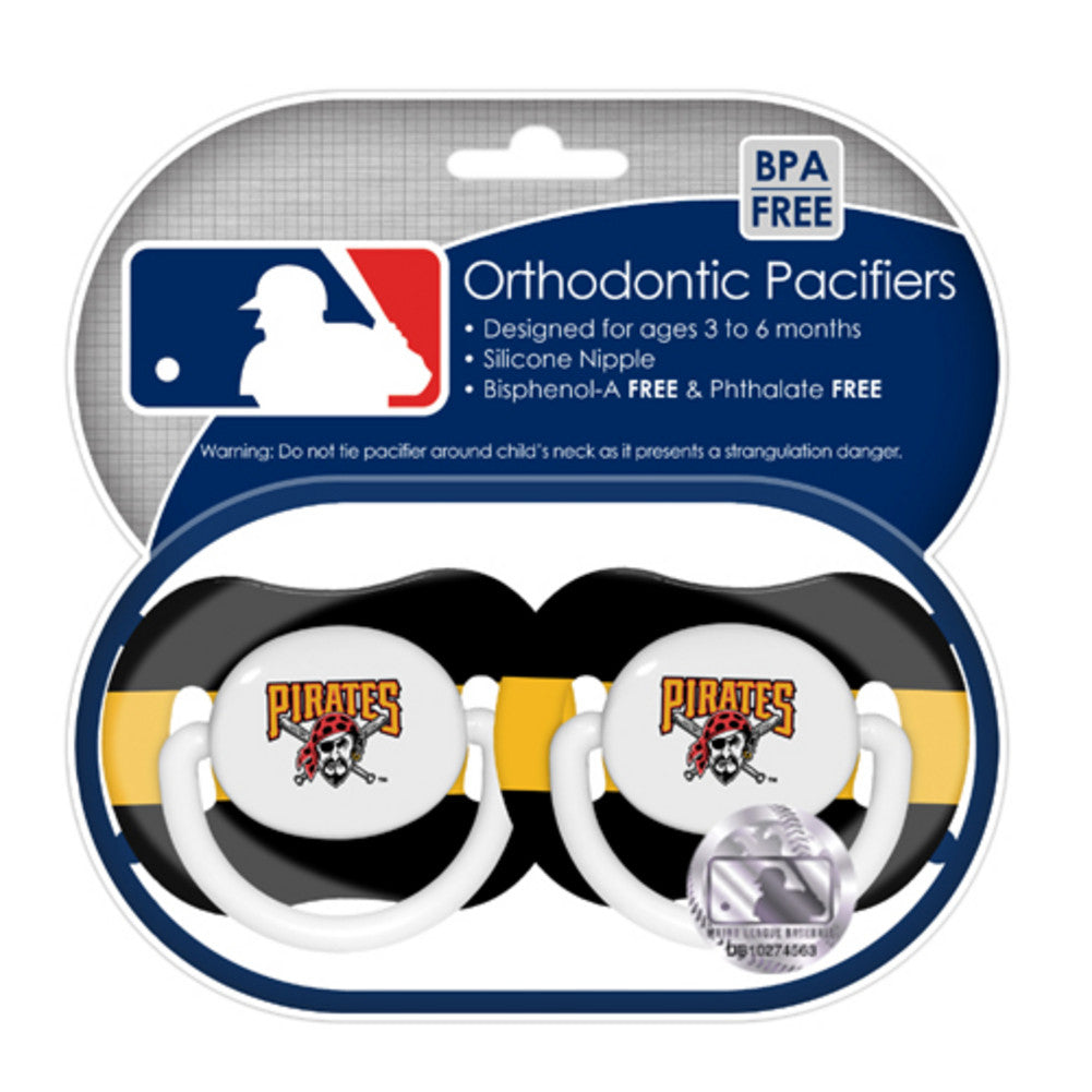 2-pack Pacifiers - Pittsburgh Pirates