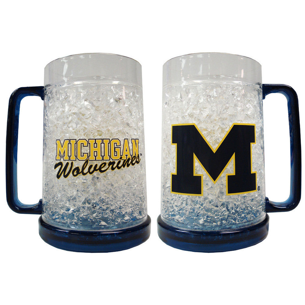 Ncaa 16oz Crystal Freezer Mug - University Of Michigan