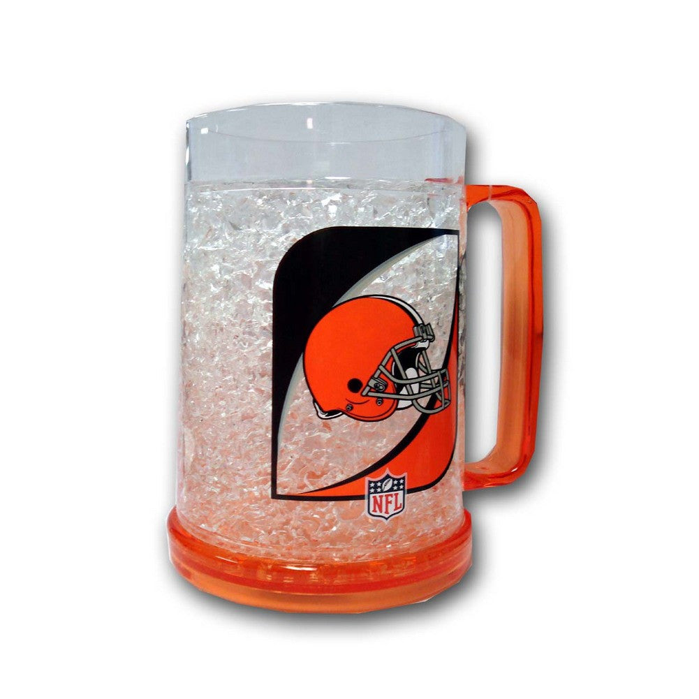 16oz Crystal Freezer Mug Nfl - Cleveland Browns
