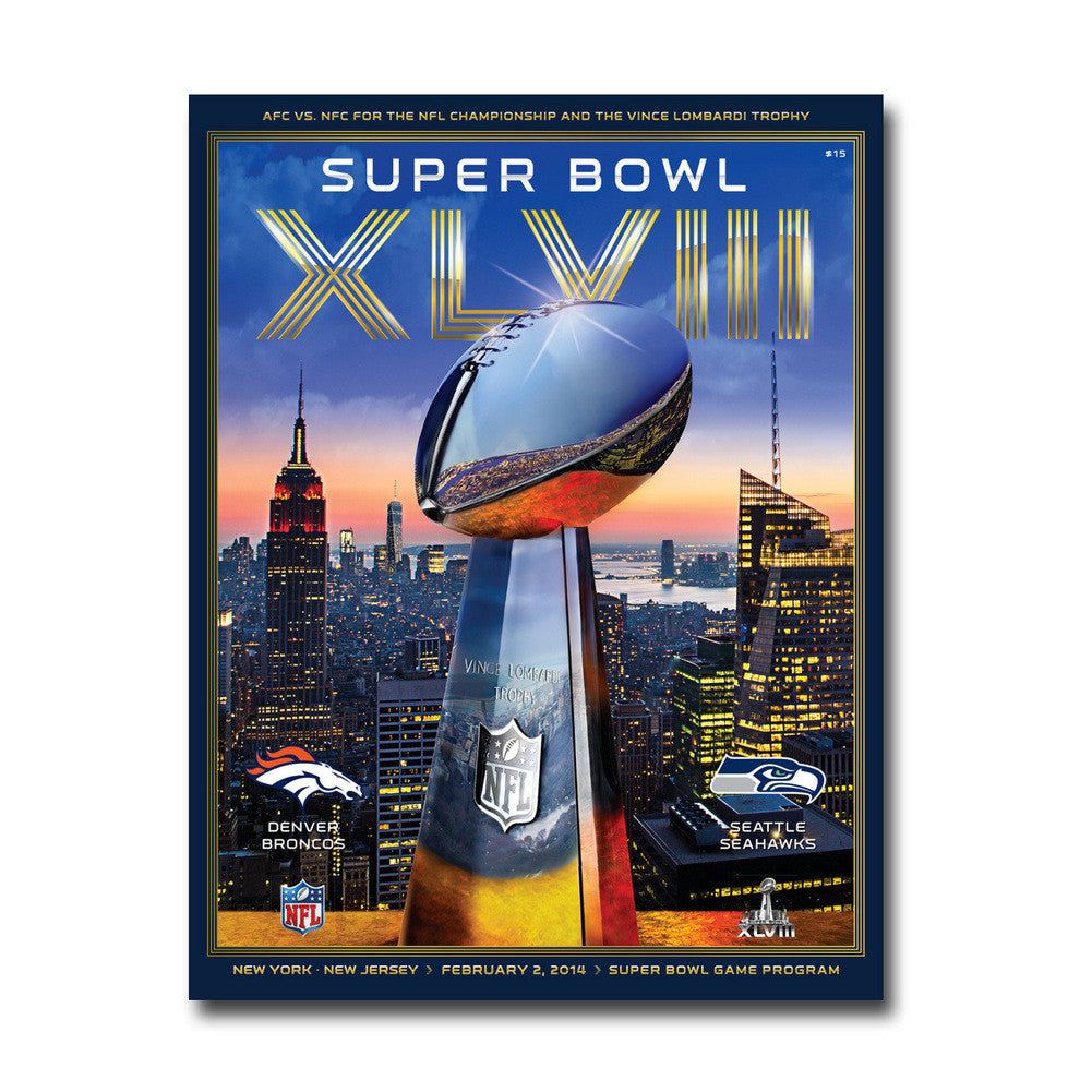 Super Bowl 48 Game Program