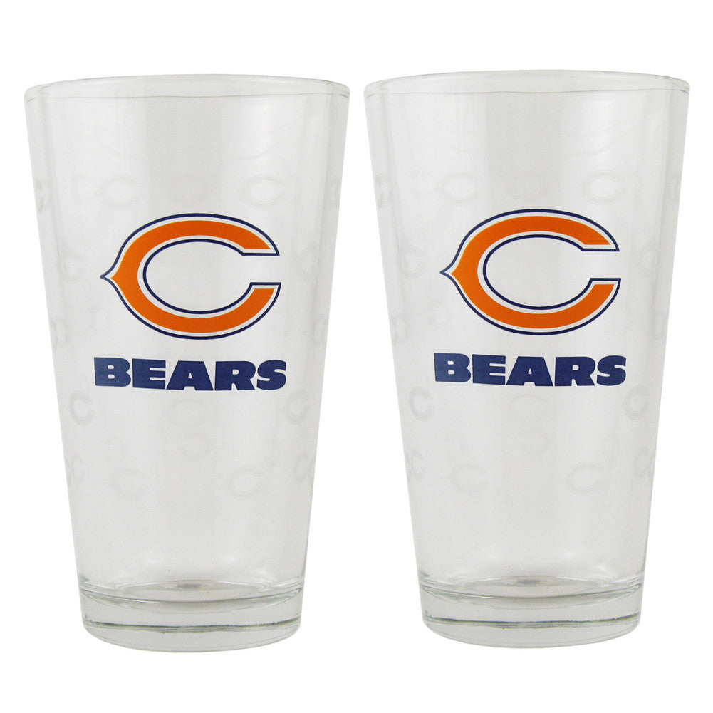 Boelter Pint Glass 2-pack - Chicago Bears