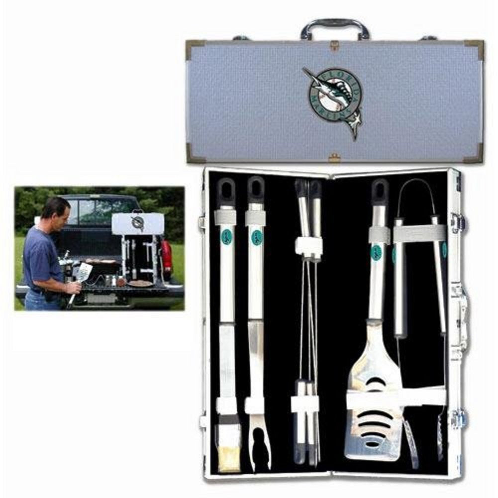 Deluxe Bbq Set  Miami Marlins