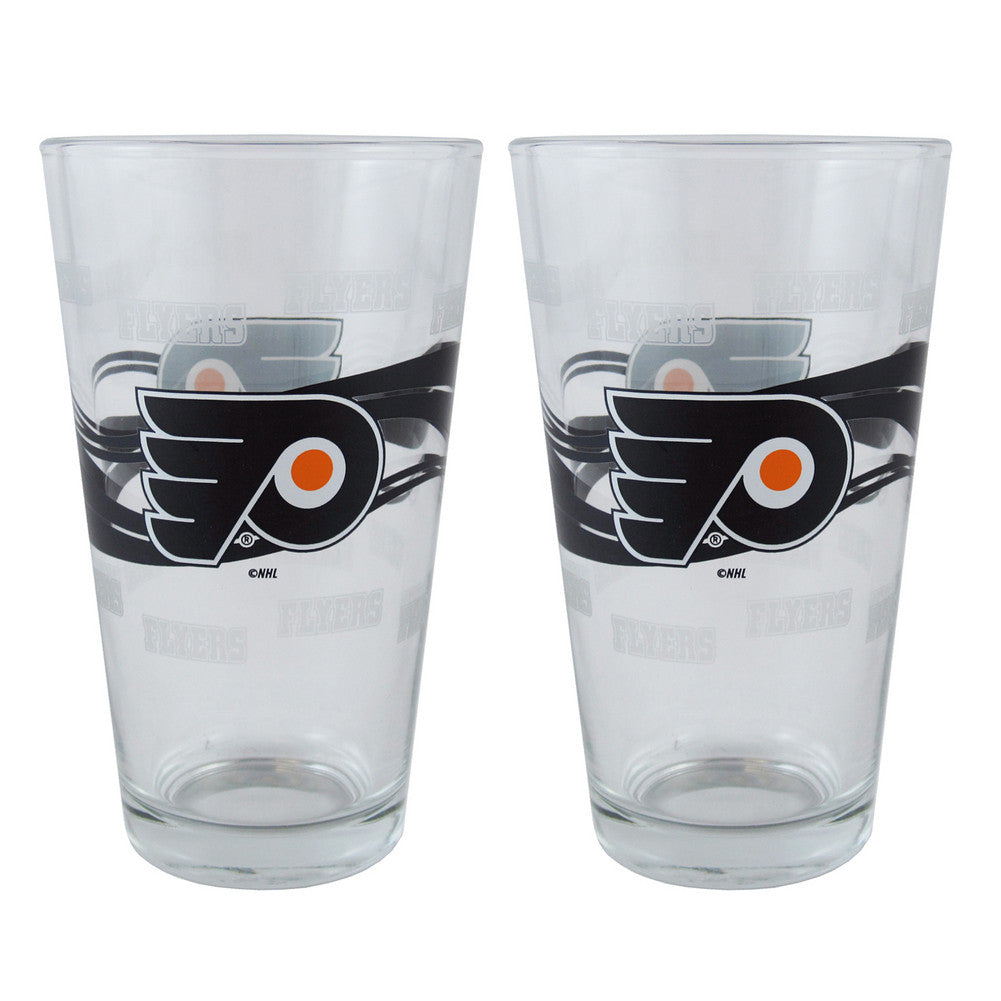 Boelter Pint Glass 2-pack - Philadelphia Flyers