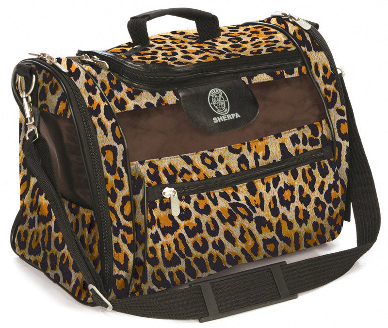 Sherpa 56230 Cat Tote Leopard Print