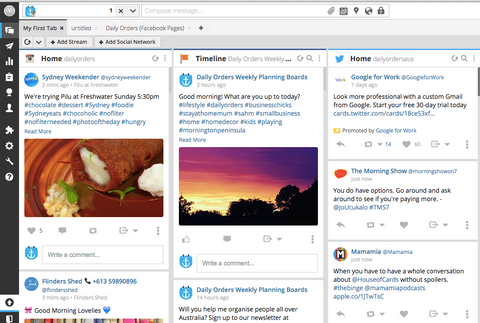 Hootsuite for social media management