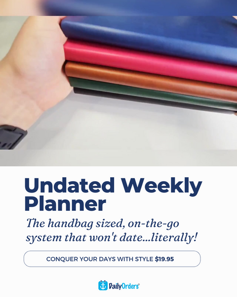 Undated Weekly Planner