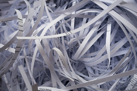 Daily orders organise paper shredder