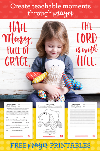 catholic childrens coloring pages on prayer