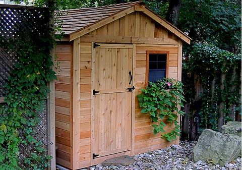 OLT 8x8 Cedar Shed – World of Greenhouses