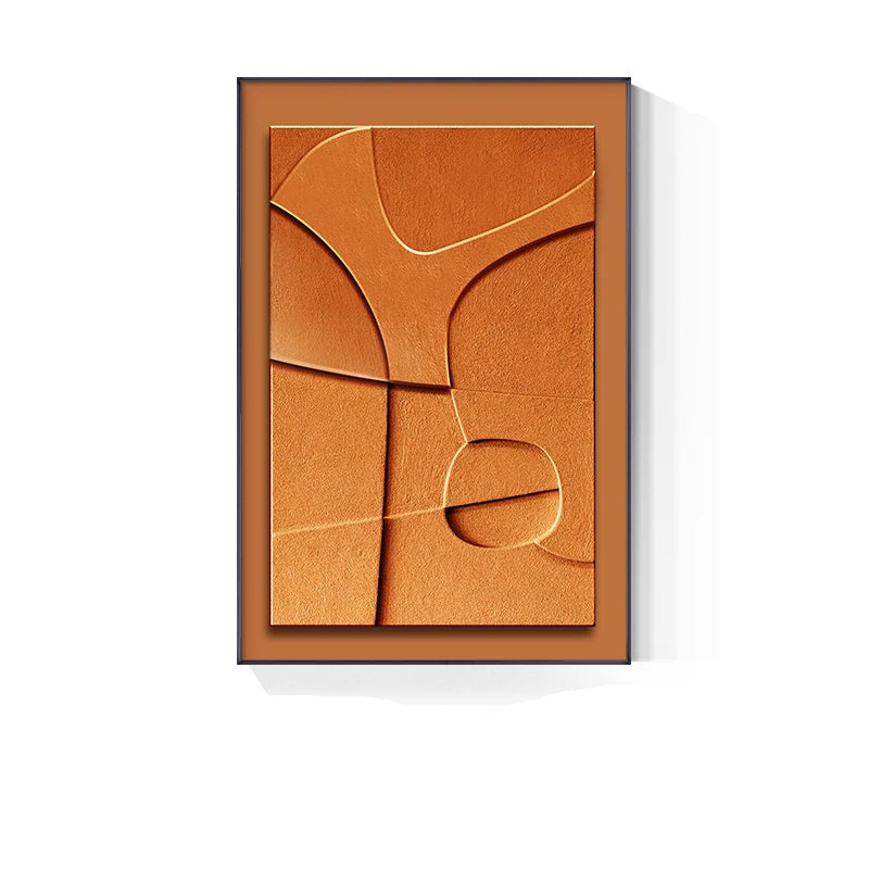 Minimalist Design Geometric Abstract Wall Art Fine Art Canvas Prints - Modern Art For Living Room Dining Room Art For Contemporary Interiors