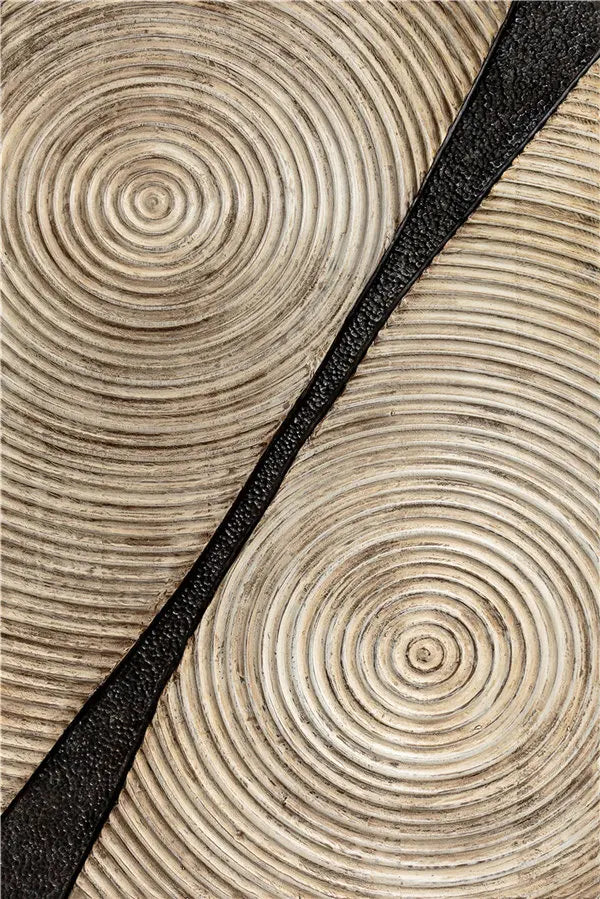 Natural Colors Neutral Tones Abstract Black Wood Wall Art Fine Art Canvas Prints - Modern Artworks For Dining Room Living Room Art For Contemporary Interiors