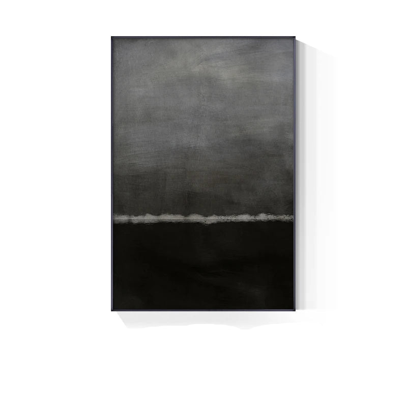 Neutral Tones Dark Grey Urban Abstract Wall Art Fine Art Canvas Prints - Modern Industrial Style Art For Modern Loft Living Room Dining Room Art For Contemporary Interiors