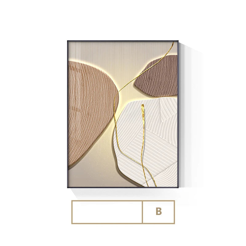 Nordic Zen Stones Modern Abstract Wall Art Fine Art Canvas Prints - Art for Modern Apartment Living Room Bedroom Dining Room Art For Contemporary Home Decor