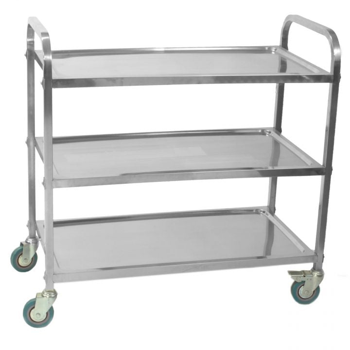 Trolley S S 950 X 550 X 940 Silver Service Hospitality Supplies
