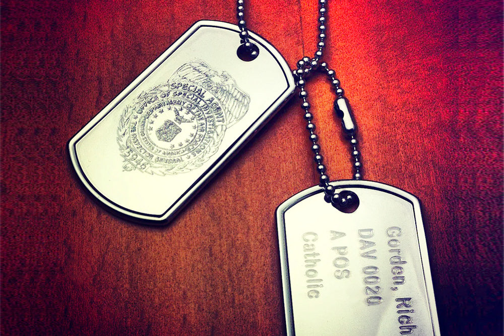 engraved dog tags for men