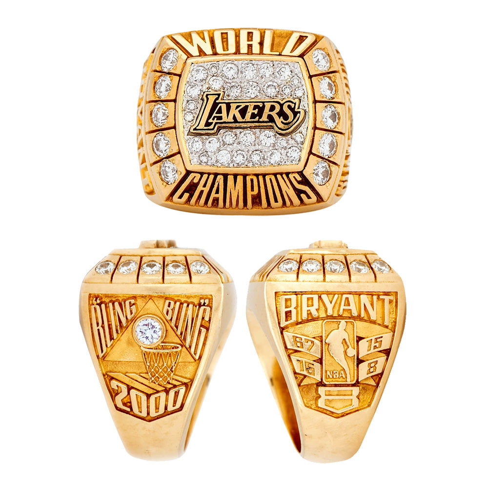 Kobe Bryant's 2000 NBA Championship Ring Auction 2024 - Ring Design