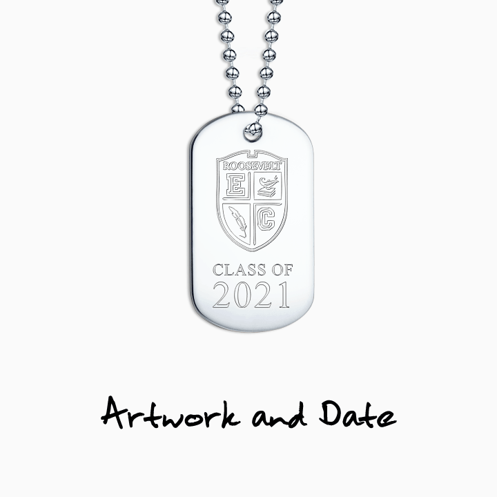Engrave artwork and graduation date