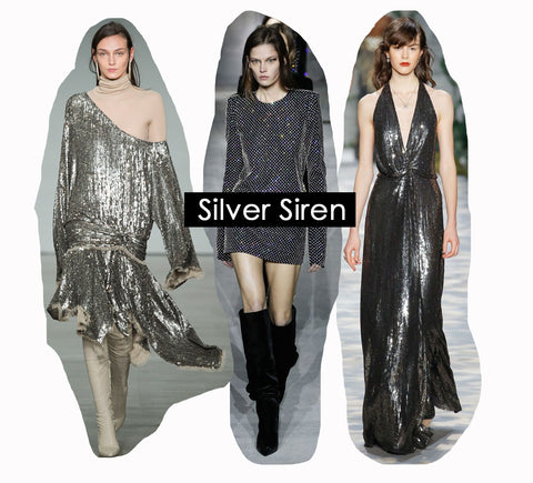 Silver siren from the catwalks